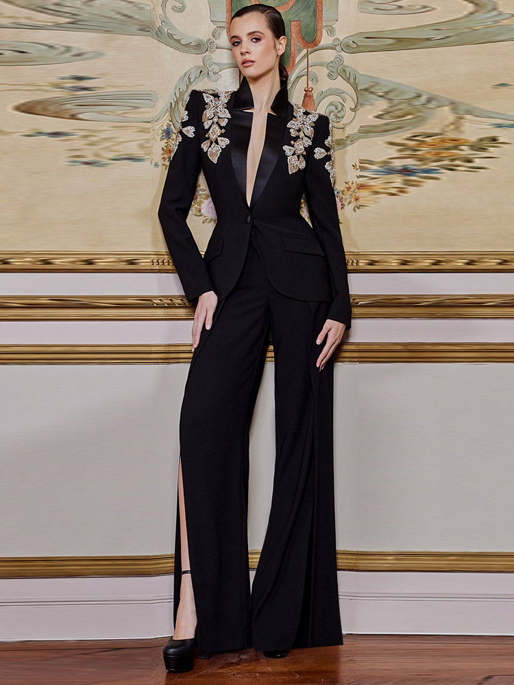 Women'S Formal Wear Pants - HIGH STREET Nieuwste 2026 Designerpak Dames
