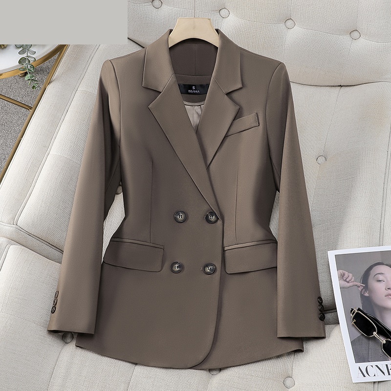 Women Formal Wear Winter - Hoge Kwaliteit Dames Blazer Zwart Bruin
