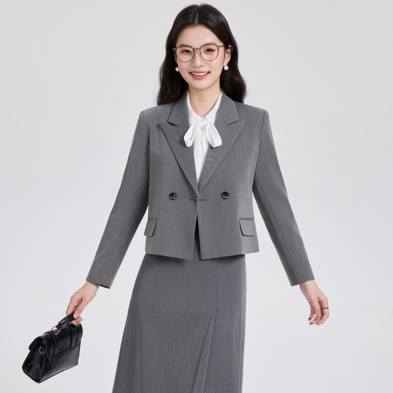Women Formal Wear Shirt And Pant - Pakset Rok voor dames Professioneel interview