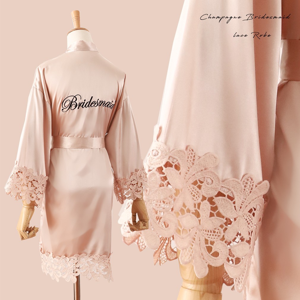 Women'S Formal Wear Wedding - Zomer Kant Nachtkleding Bruid & Bridemaid