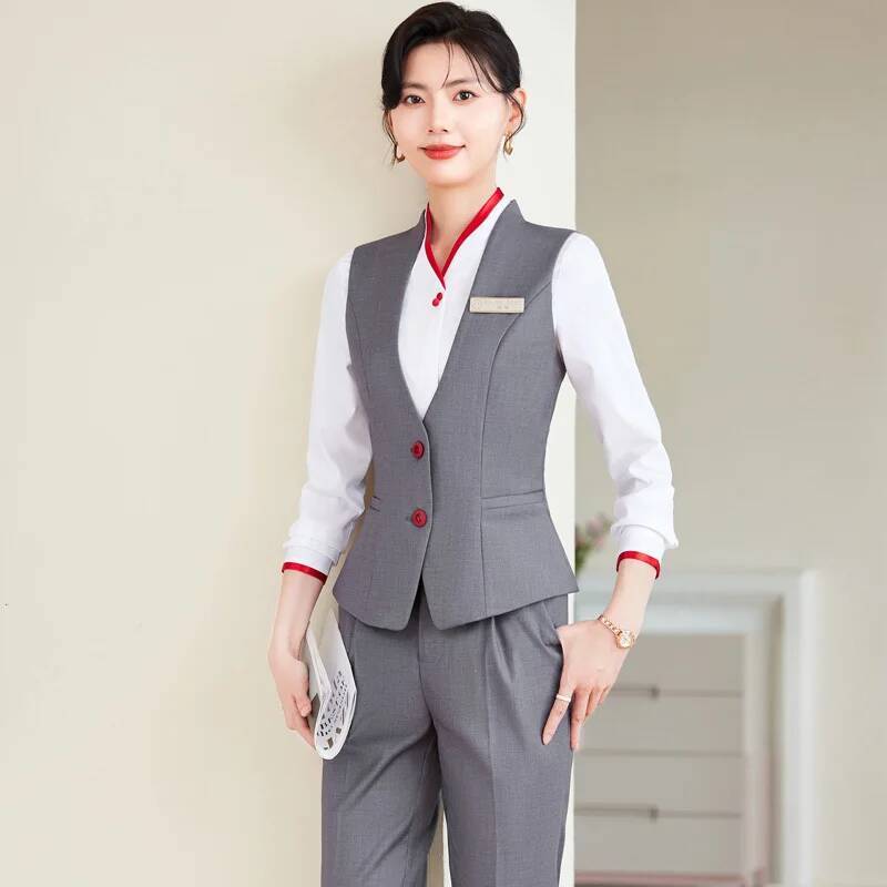 Women Formal Wear Winter - Plus maat 5XL formele broekpakken elegante