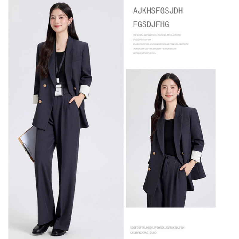Women Formal Wear Shirt And Pant - Damespak voor lente en herfst, professionele