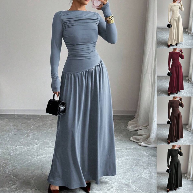 Women Formal Wear Winter - Elegante damesjurken voor formele gelegenheden, bescheiden