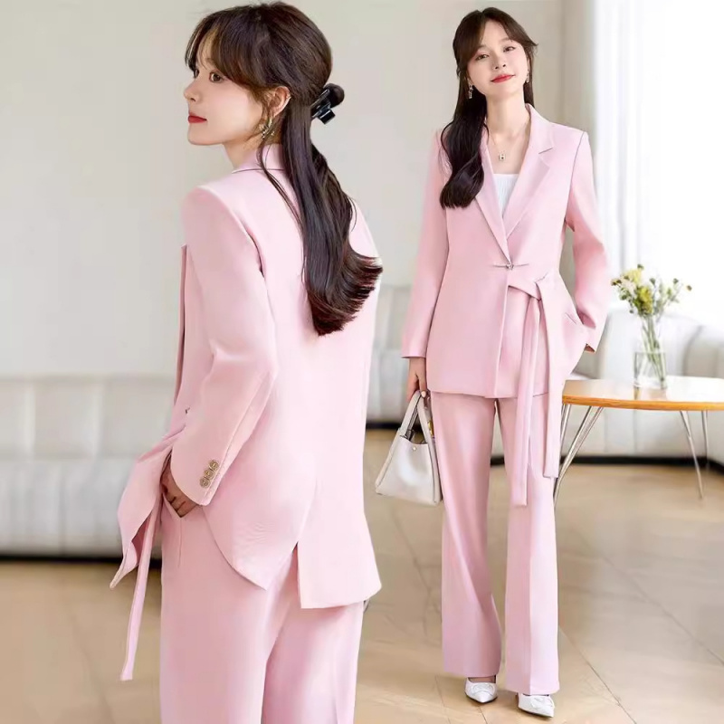 Women Formal Wear Shirt And Pant - Hoogwaardige pakset voor dames, lente en
