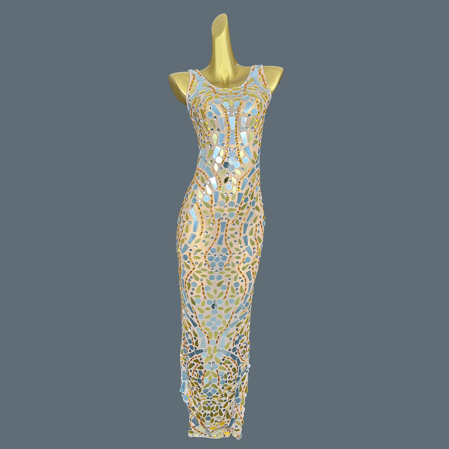 Women'S Formal Dinner Wear - Jonge Dame Formele Kleding Sexy Mesh