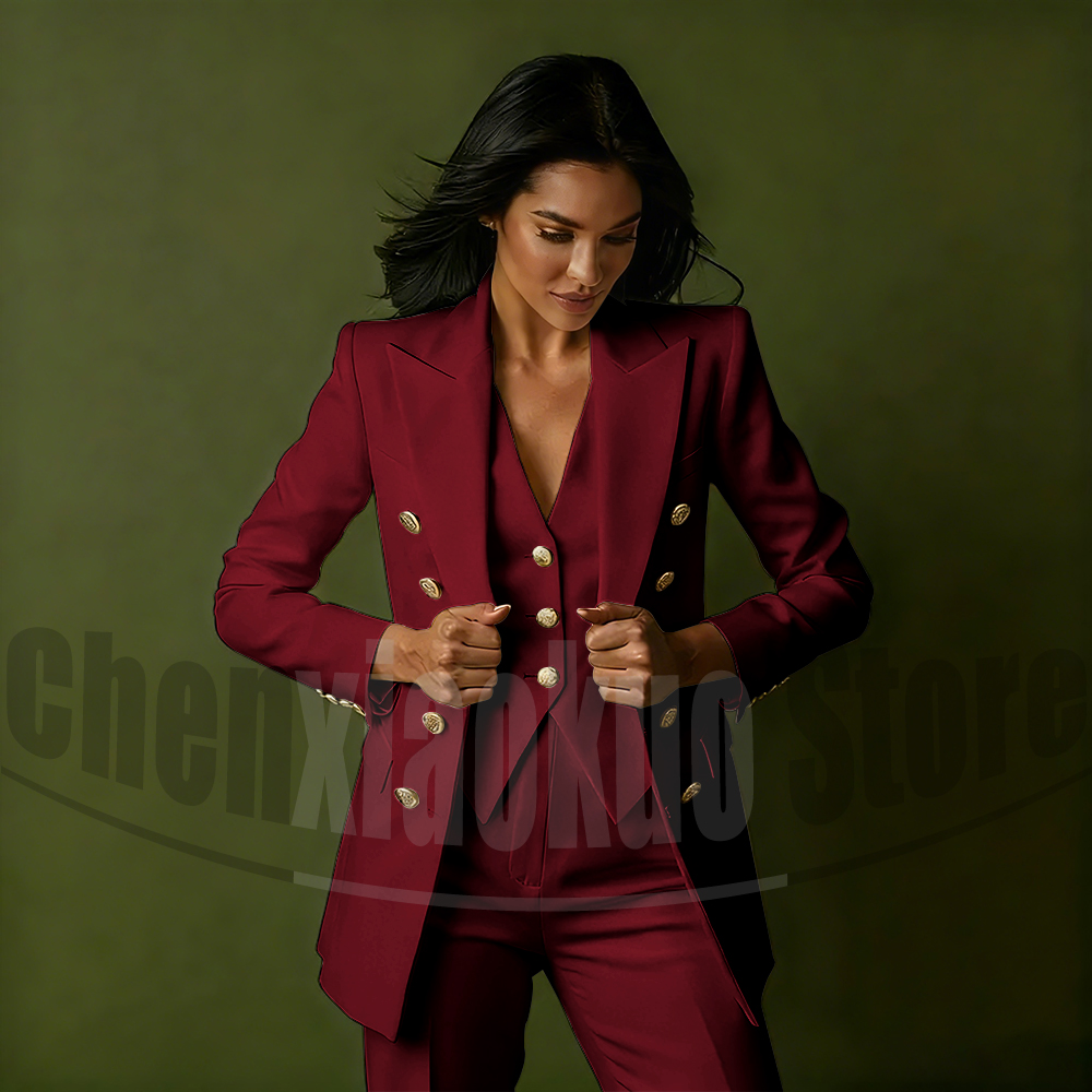Dames Double Breasted Driedeli - Women Formal Wear Shirt And Pant recensie en prijs