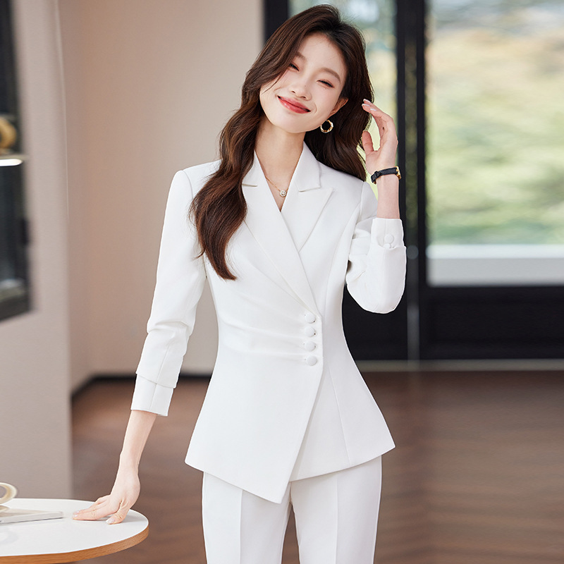 Witte damespakken, professione - Women Formal Wear Shirt And Pant recensie en prijs