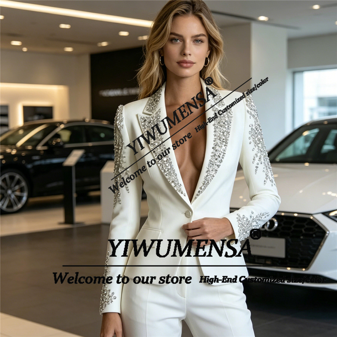 Luxe Damespakken 2-delige sets - Women'S Formal Wear Pants recensie en prijs
