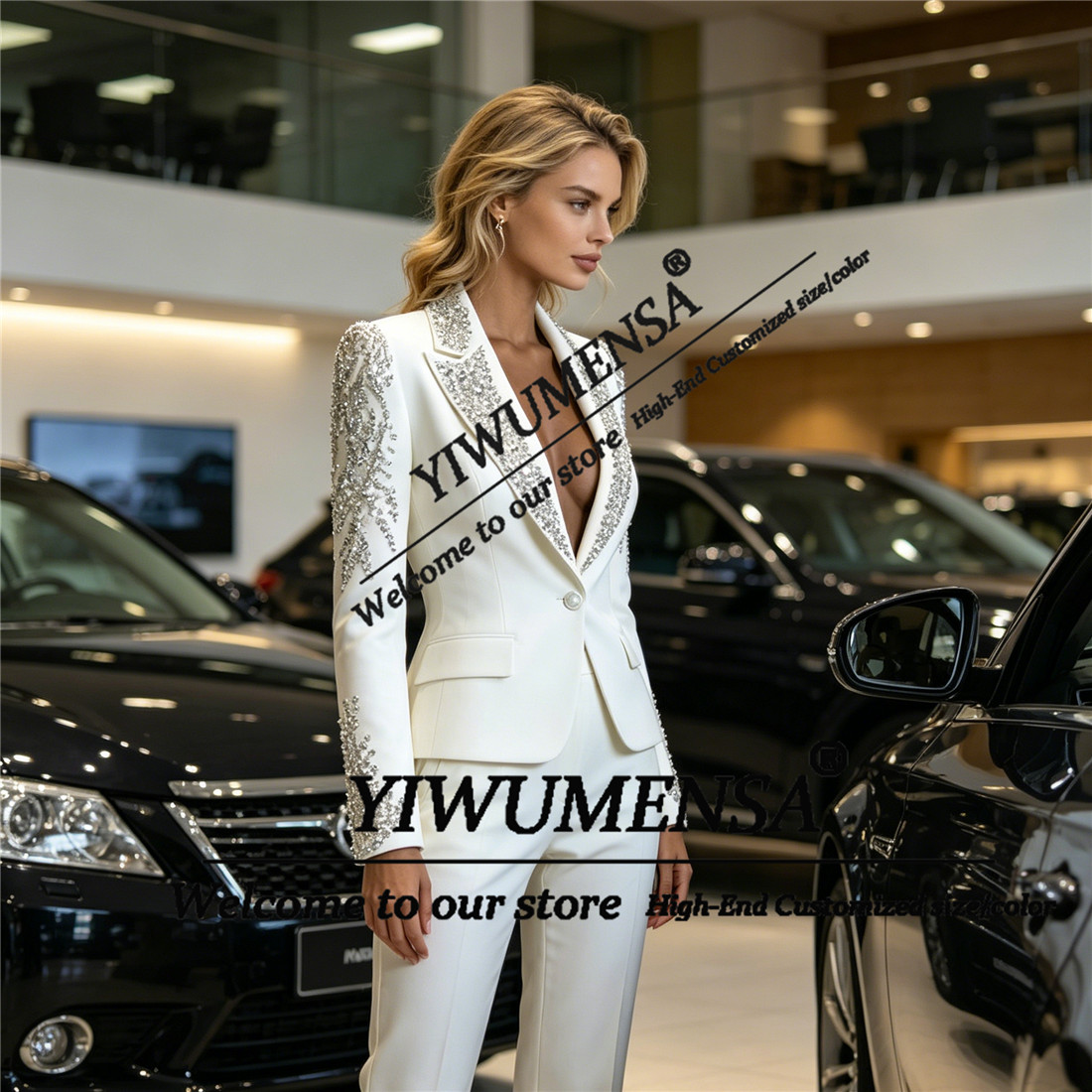 Luxe Damespakken 2-delige sets - Women'S Formal Wear Pants recensie en prijs