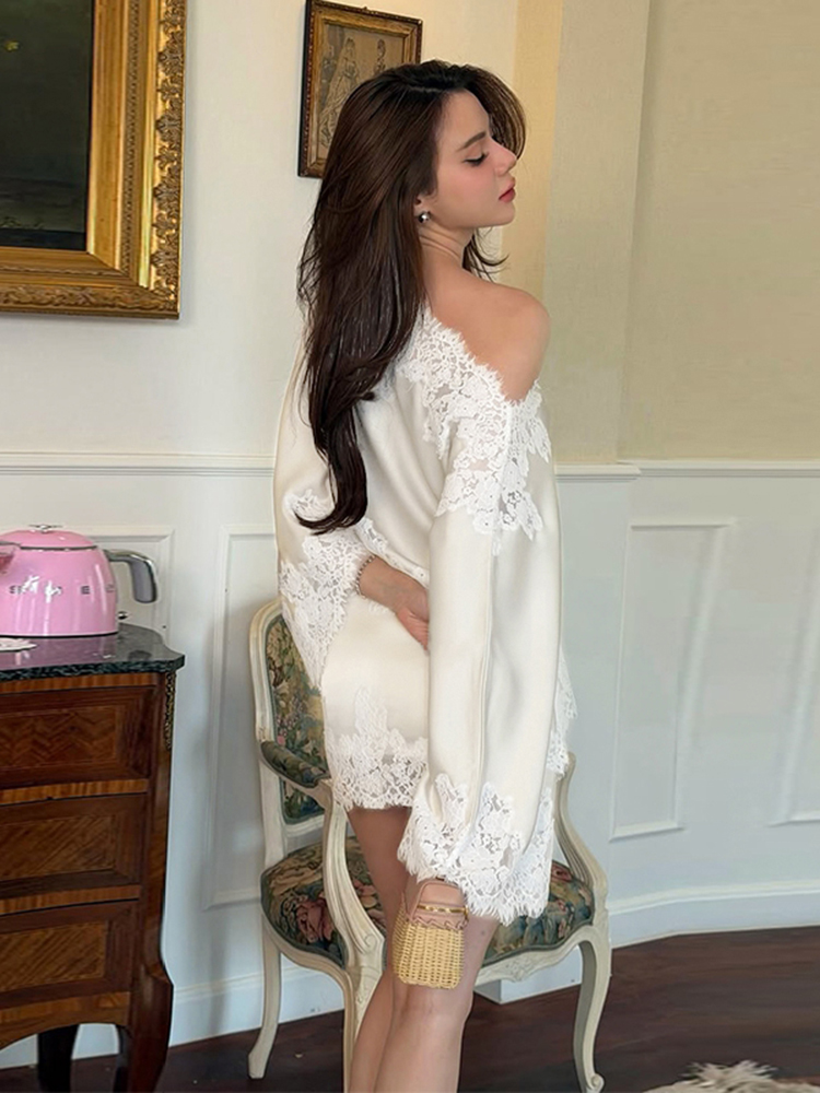 Elegant kant-patchwork dames s - Women Formal Wear For Summer recensie en prijs