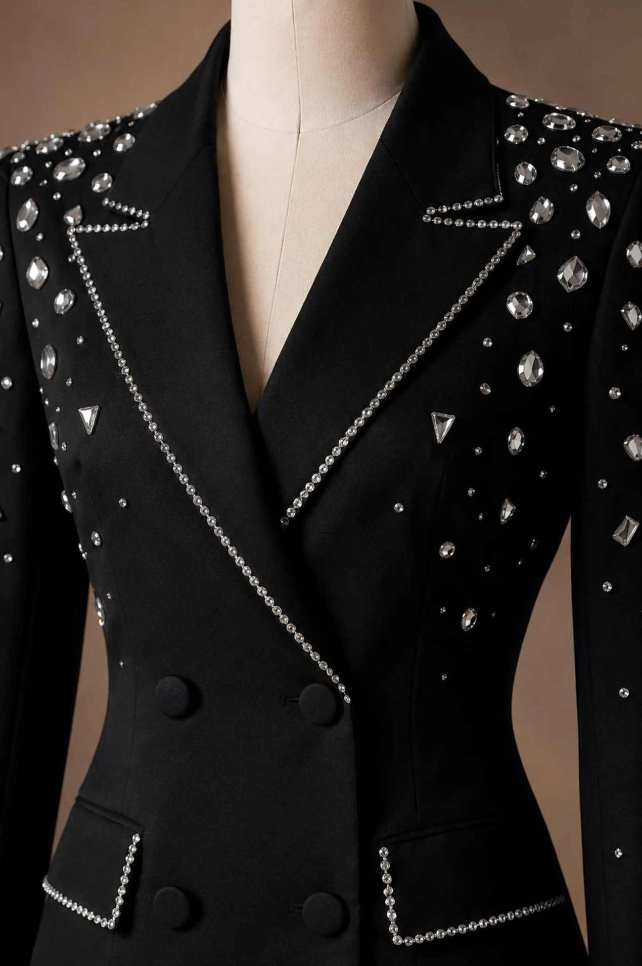 Elegant damespak met revers, v - Women'S Formal Dinner Wear recensie en prijs