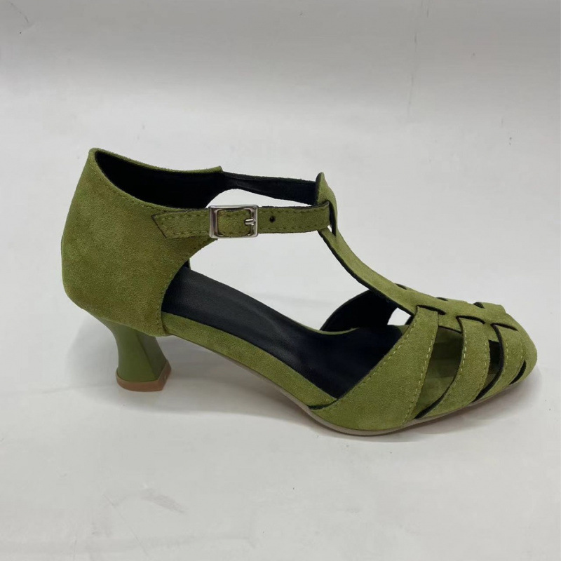Dames Groene Suède Kitten Heel - Women Formal Wear For Summer recensie en prijs