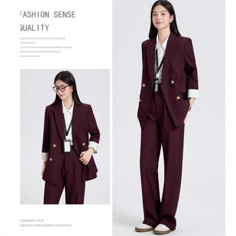 Damespak voor lente en herfst, - Women Formal Wear Shirt And Pant recensie en prijs