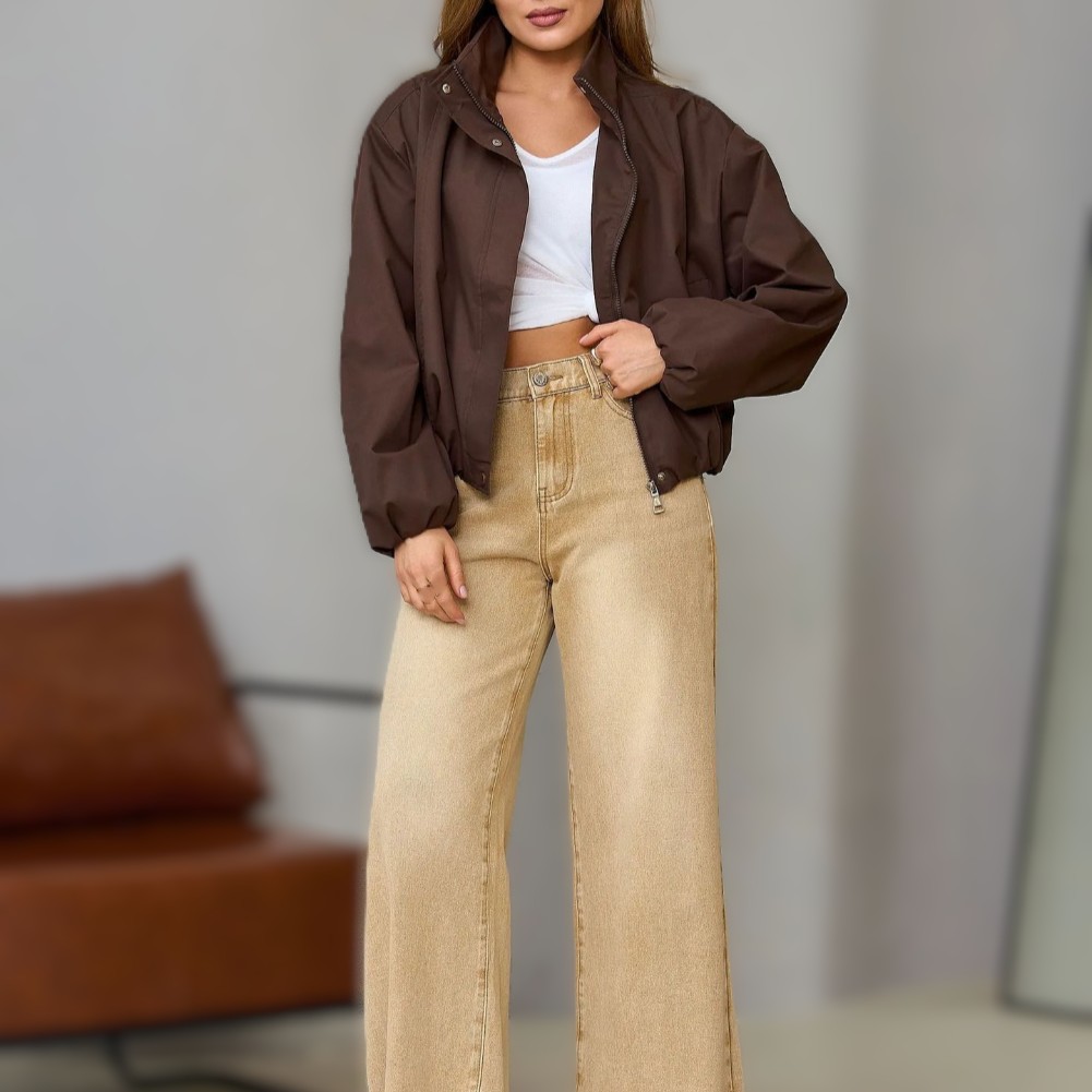 Damesjas met casual opstaande  - Women Formal Wear Winter recensie en prijs