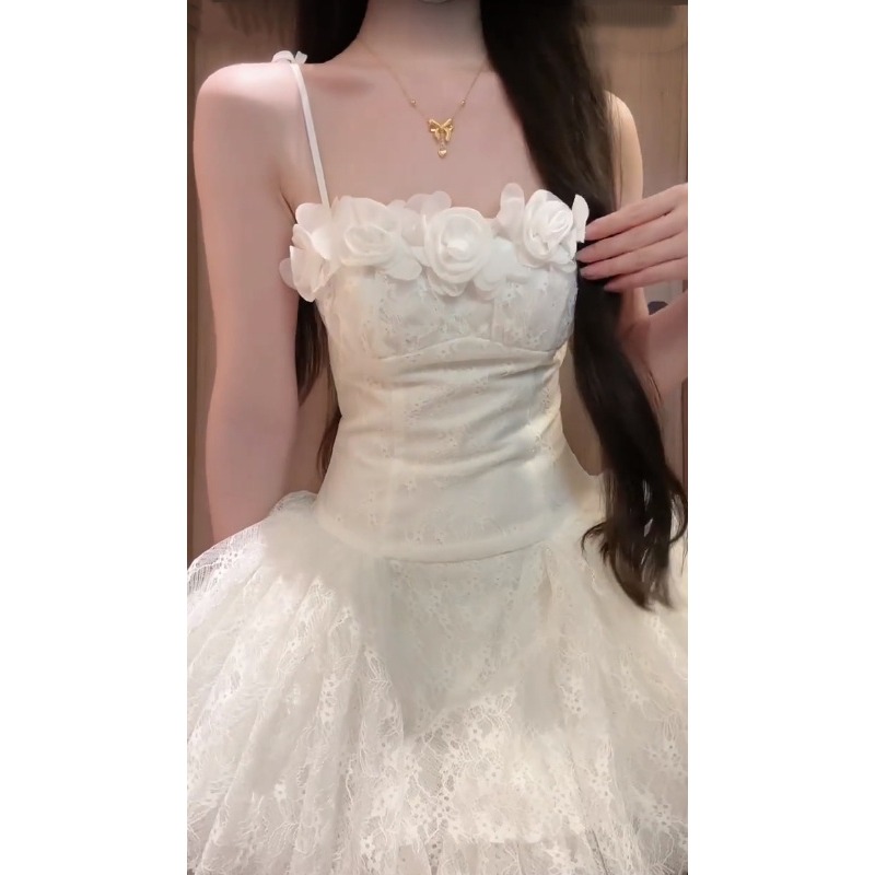 Prinses Stijl Kanten Halterjur - Women Formal Wear Brands recensie en prijs