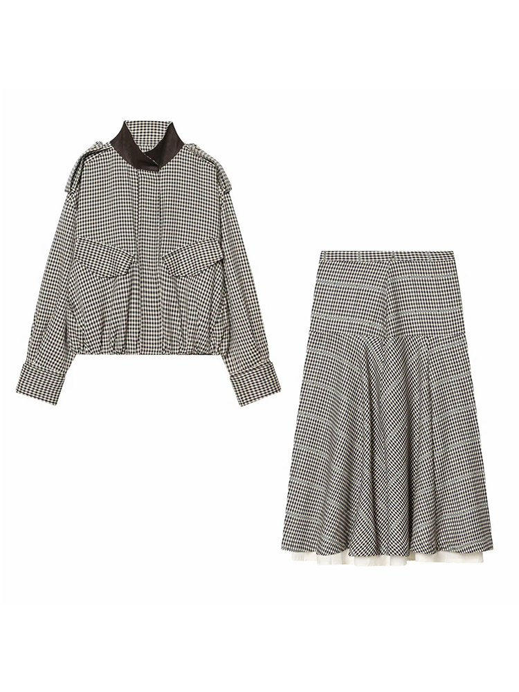 Elegante damespak met geruite  - Women Formal Wear For Summer recensie en prijs