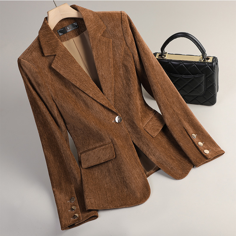 Geelgouden fluwelen blazer Dam - Women Formal Wear Winter recensie en prijs