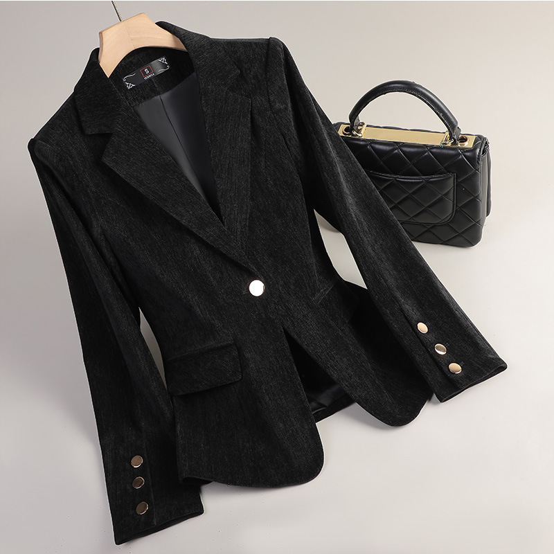 Geelgouden fluwelen blazer Dam - Women Formal Wear Winter recensie en prijs
