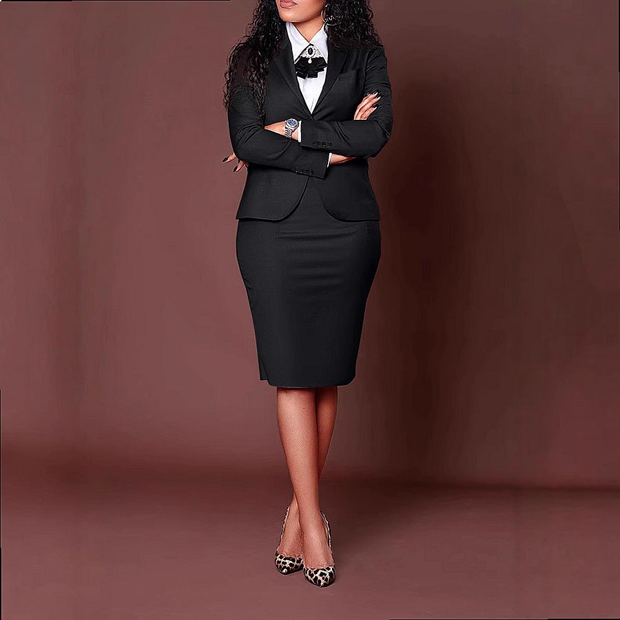 Damesblazerpak, set met lange  - Women Formal Wear With Skirt recensie en prijs