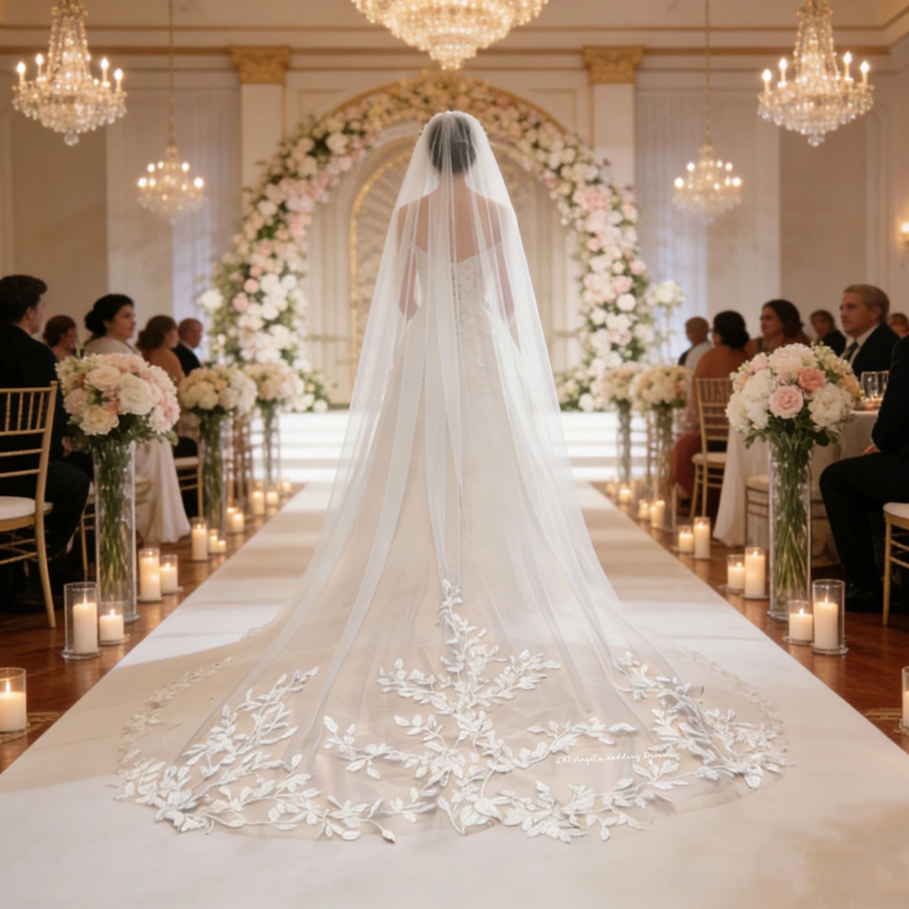 Lange kathedraal bruidssluier  - Women'S Formal Wear Wedding recensie en prijs