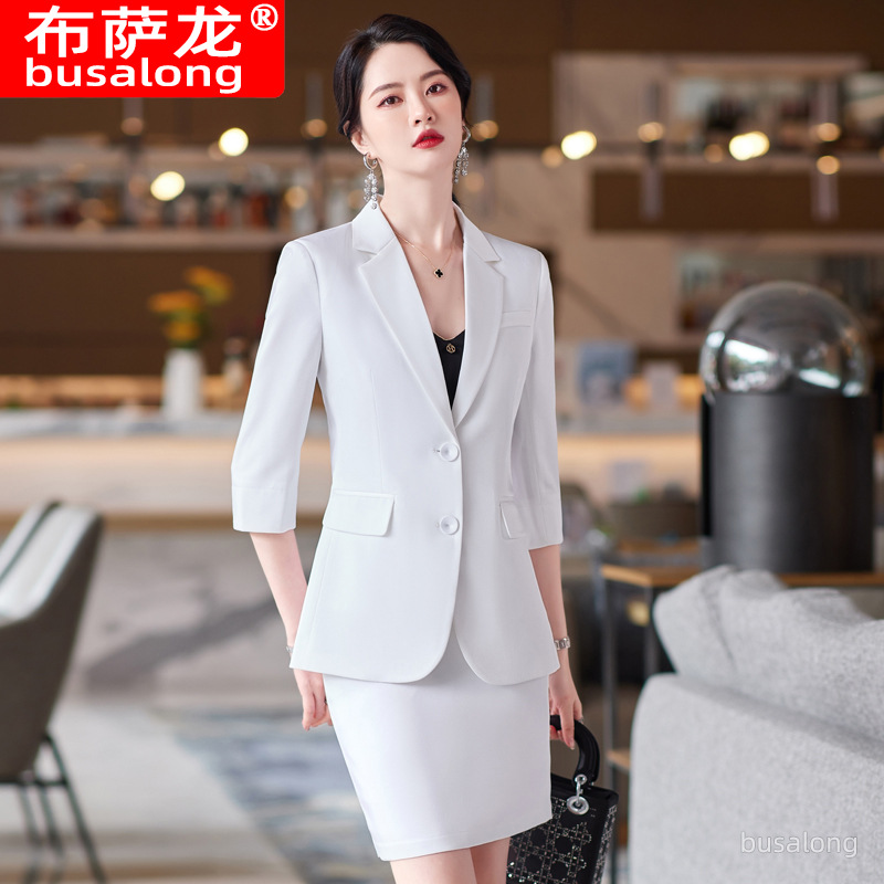 Nieuwe lente/zomer professione - Women Formal Wear Shirt And Pant recensie en prijs