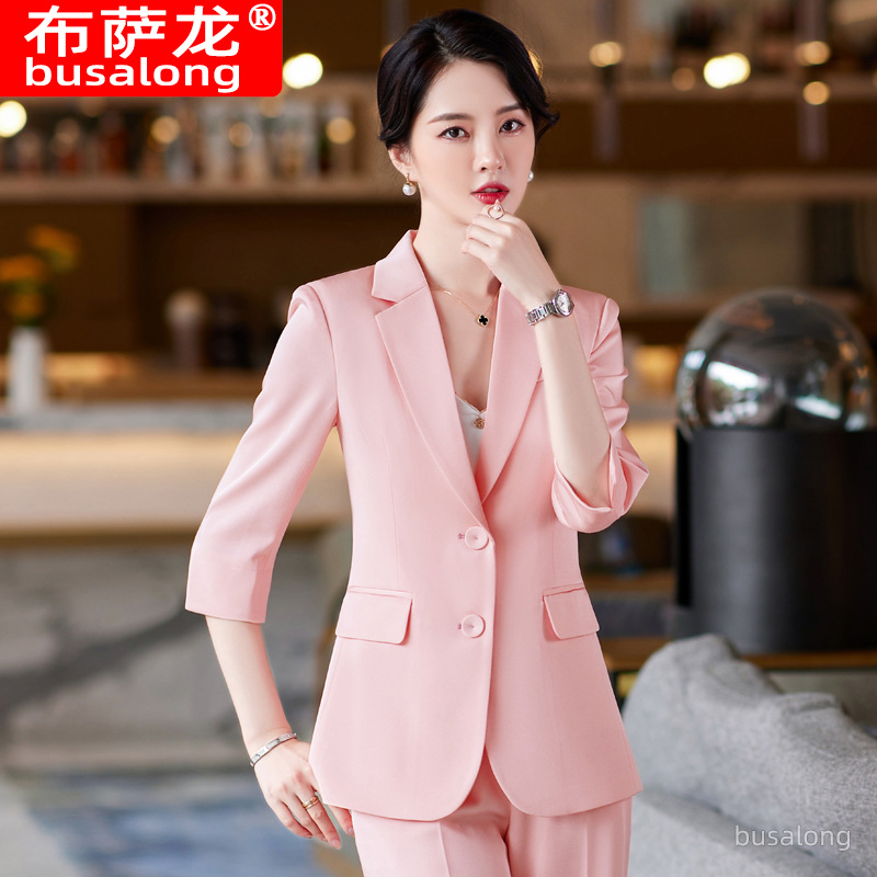 Nieuwe lente/zomer professione - Women Formal Wear Shirt And Pant recensie en prijs