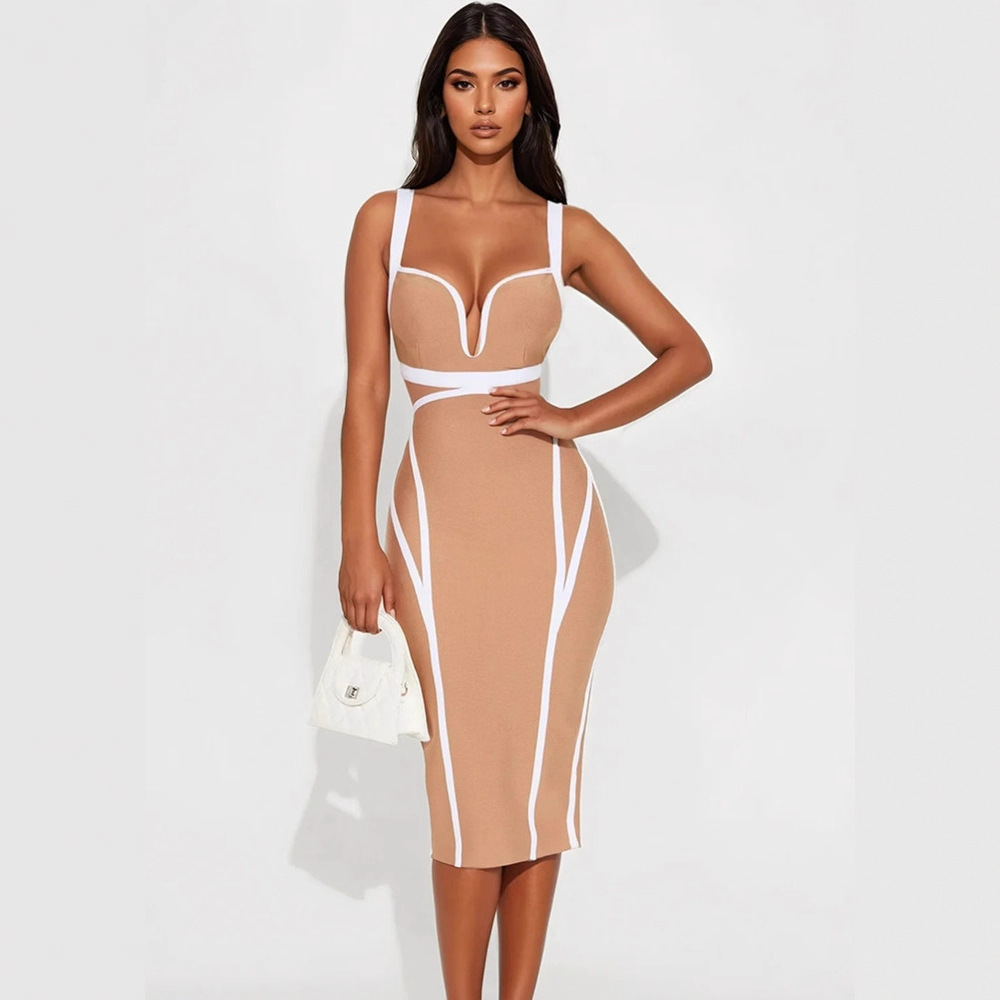 Glam Cut Hip Wrap Witte Rand A - Women'S Formal Dinner Wear recensie en prijs