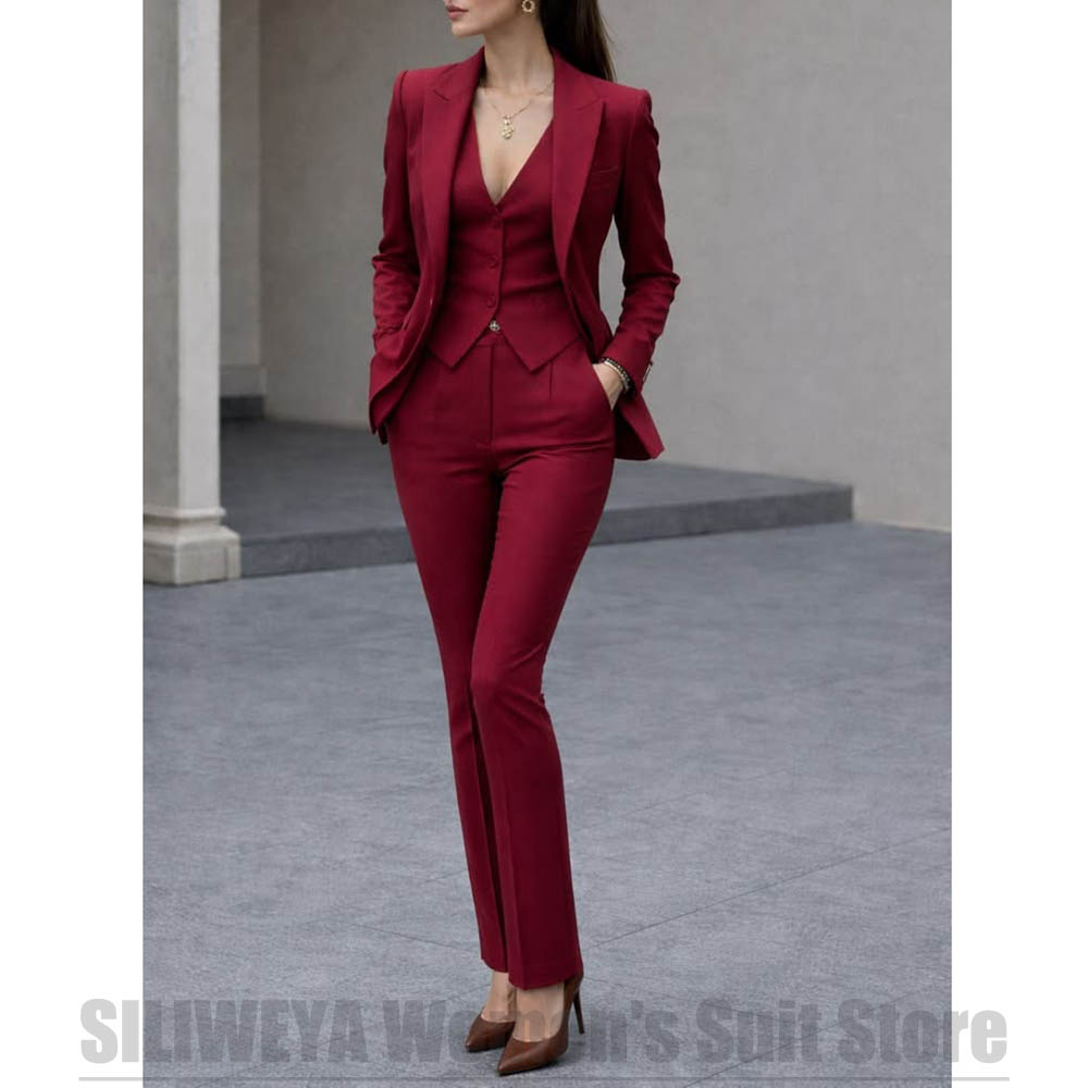 Dames 3-delige pakset Blazer V - Women Formal Wear Shirt And Pant recensie en prijs