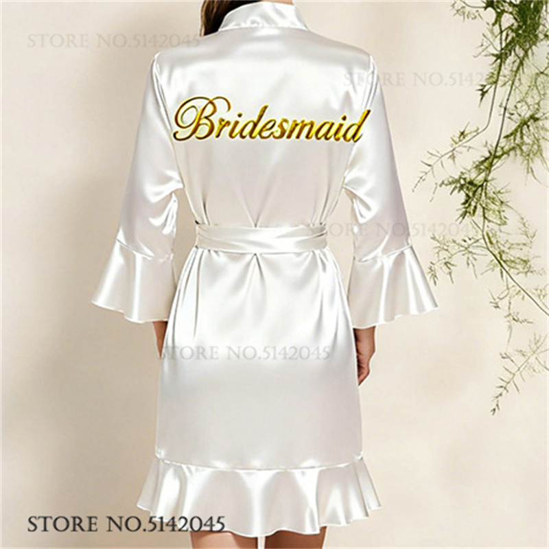 Zijde satijn witte bruiloft ge - Women'S Formal Wear Wedding recensie en prijs