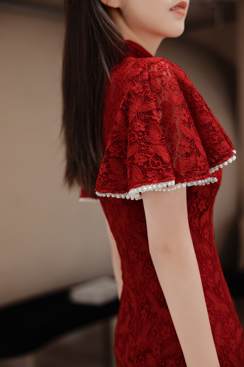 Rode Cheongsam Chinese Vrouwen - Women'S Formal Wear Wedding recensie en prijs