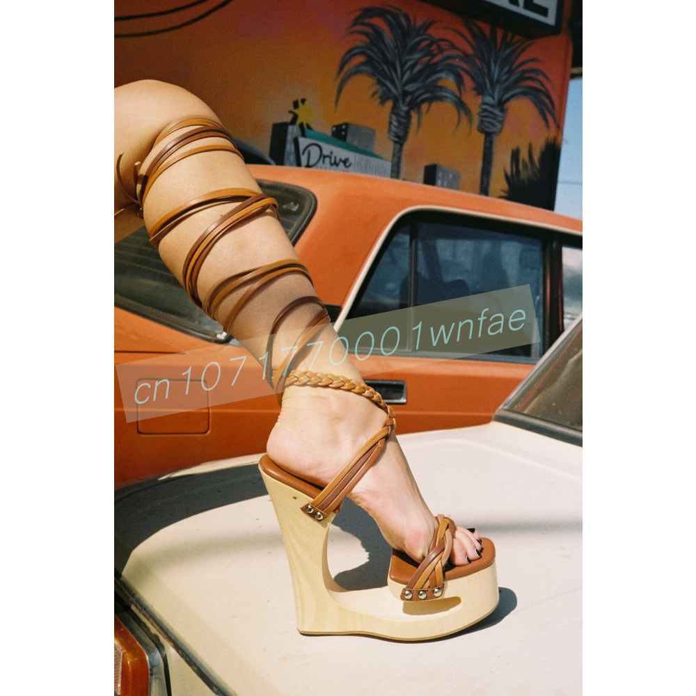 Dames wedgesandalen open teen  - Women Formal Wear For Summer recensie en prijs