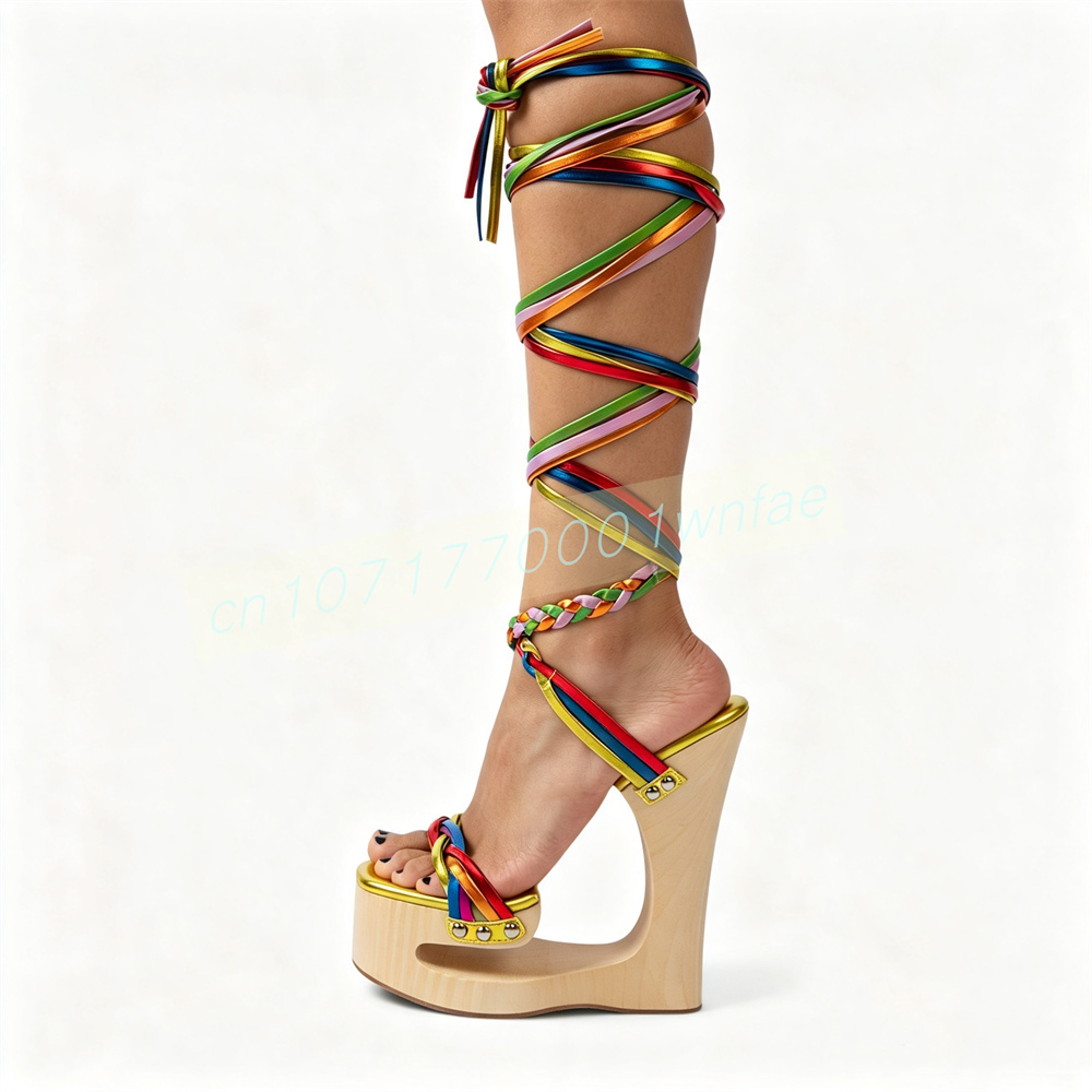 Dames wedgesandalen open teen  - Women Formal Wear For Summer recensie en prijs
